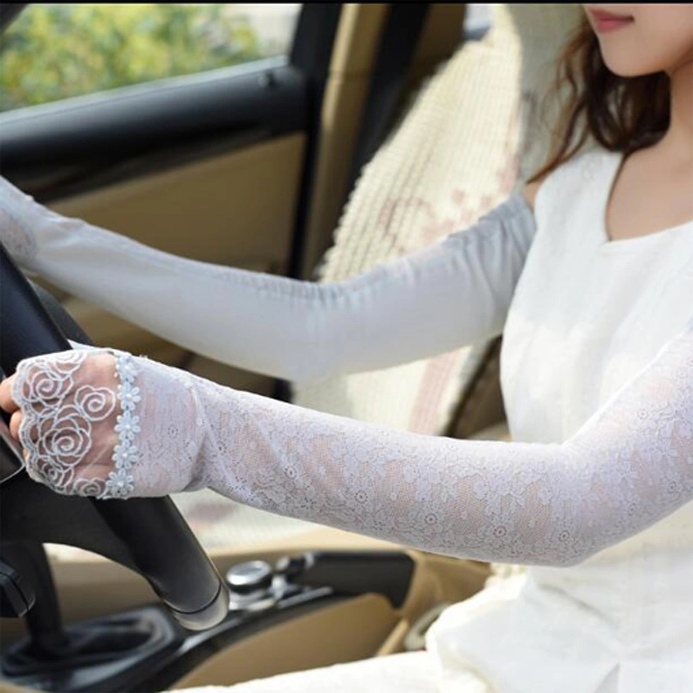 UV Fashion Half Finger Comfortable Favorable Cotton Gloves