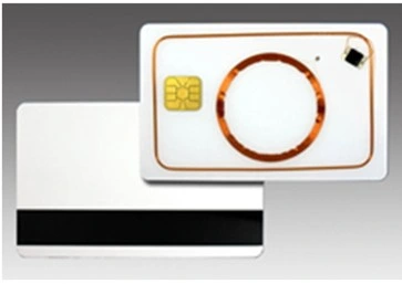 Printing Compatible Mf 1K ID RFID Cards with 2 Magnetic Tracking Writing