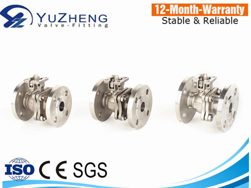 JIS 10K 2PC Face to Face Flanged Ball Valve