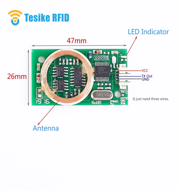 Dual Frequency NFC Contactless RFID Access Control Card Reader Module