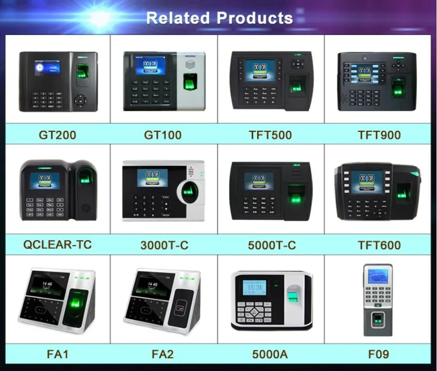 Palm Facial Recognition Time Attendance and Access Control Device