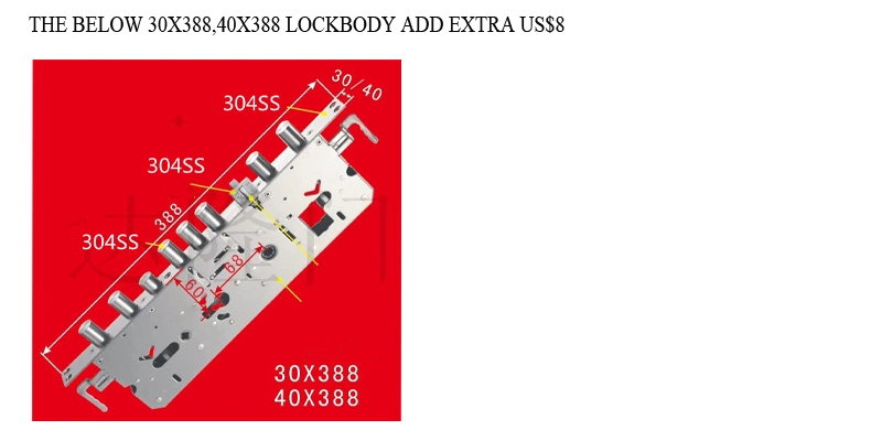 Alum. Alloy Material Real-Time Intercom Visible Fingerprint Password Lock