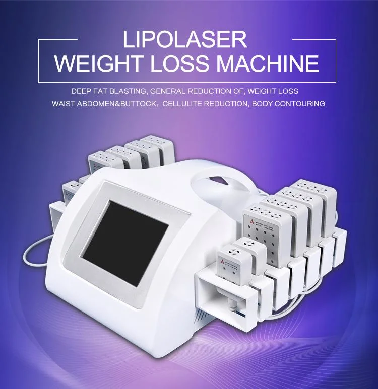 Beauty Device Fat Burning Dissolution Lipolaser Slimming Machine with 658nm 980nm Cool Lipo/ Cool Lipolaser Machine