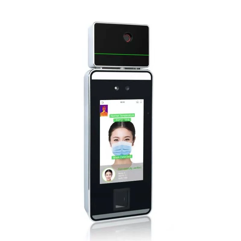 Facepro1-Ti) Touchless Biometric Visible Light Facial Recognition Thermal Imaging Temperature Device