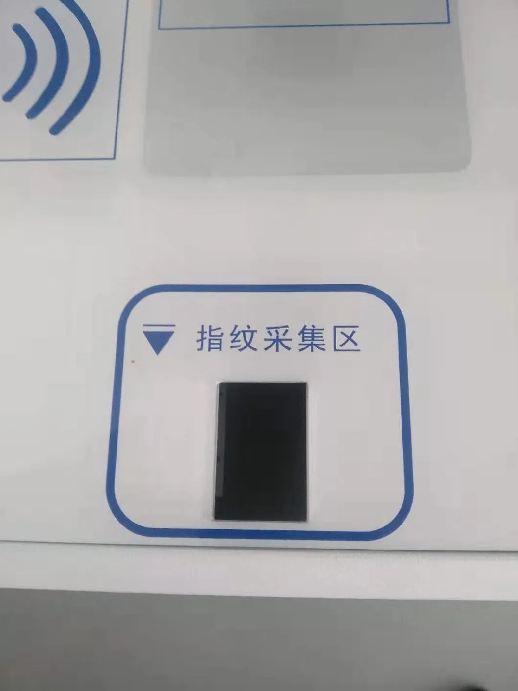 Identification Card Dispenser Kiosk with Document Scanning Fingerprint