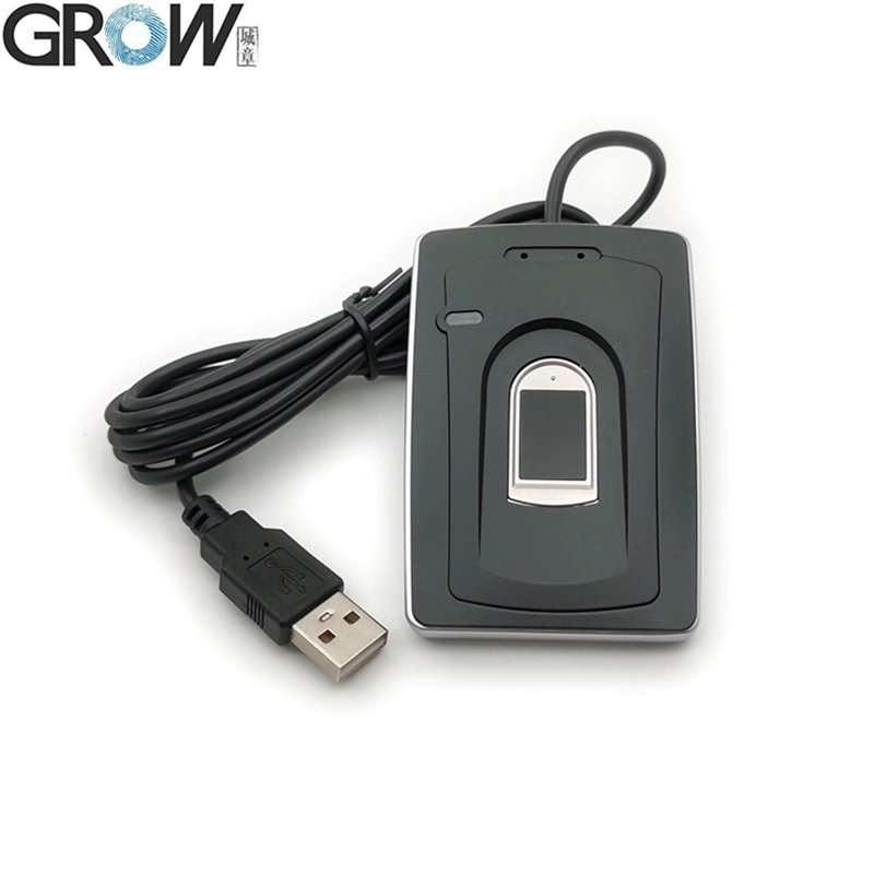 Grow R102 Biometric Capacitive USB Fingerprint Reader with DC5V 208*288 Pixel 1000 Capacity for Windows Android