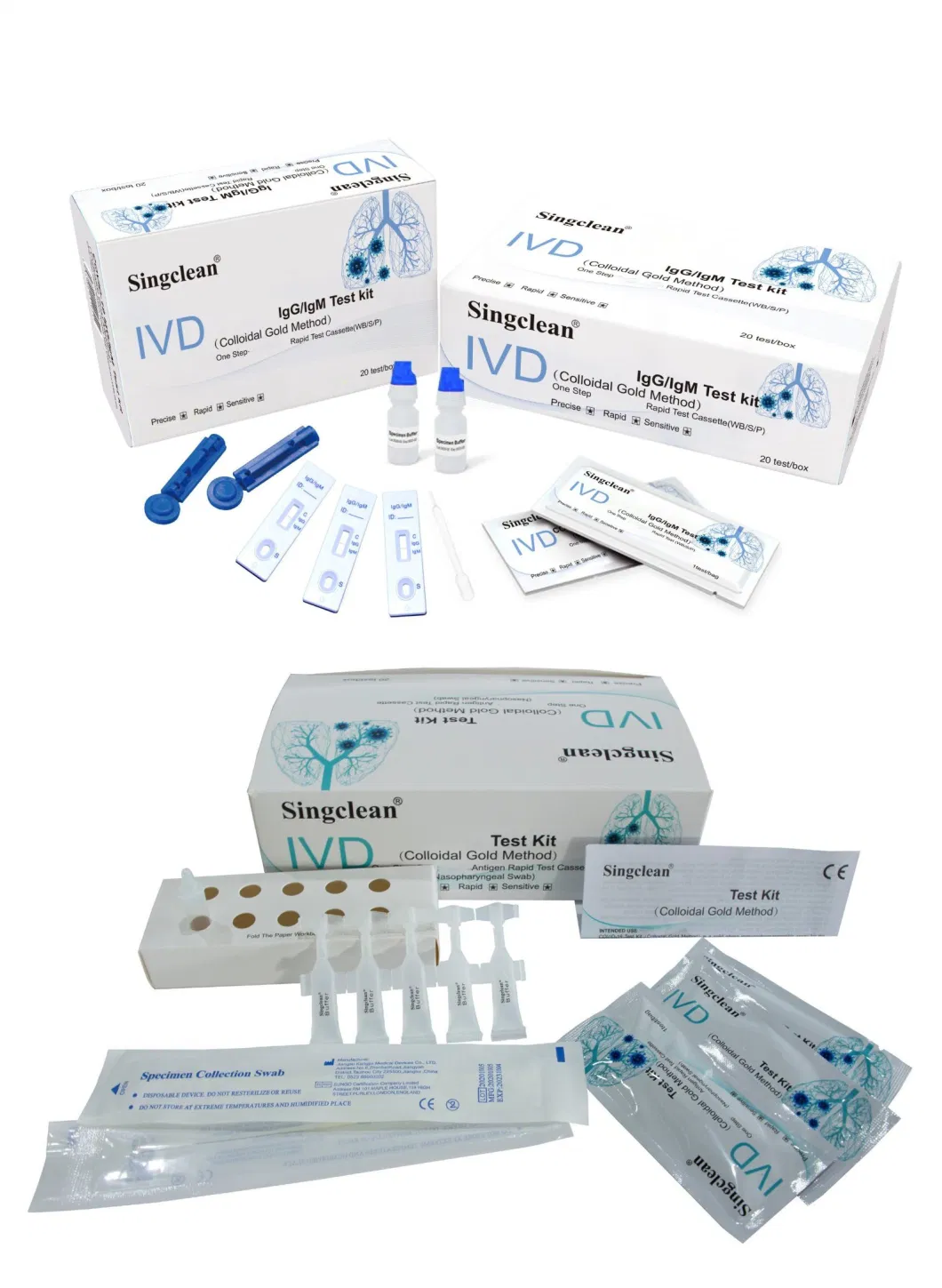 Store at Room Temperature OEM Available Test Kit &amp; Antibody Igg Igm Detection