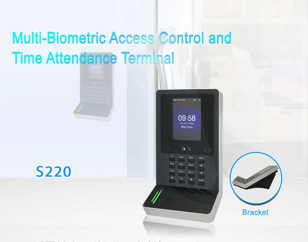 (Model S220) Biometric Face Recognition Access Control Device with Time Attendance Function