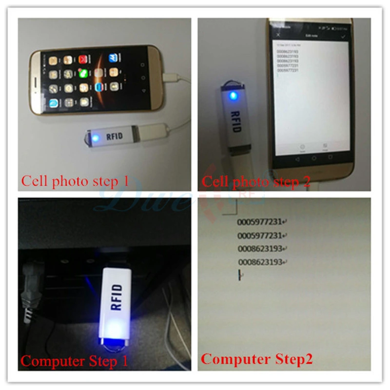 Hot Selling 13.56MHz Portable Mini USB RFID External Android NFC RFID Reader