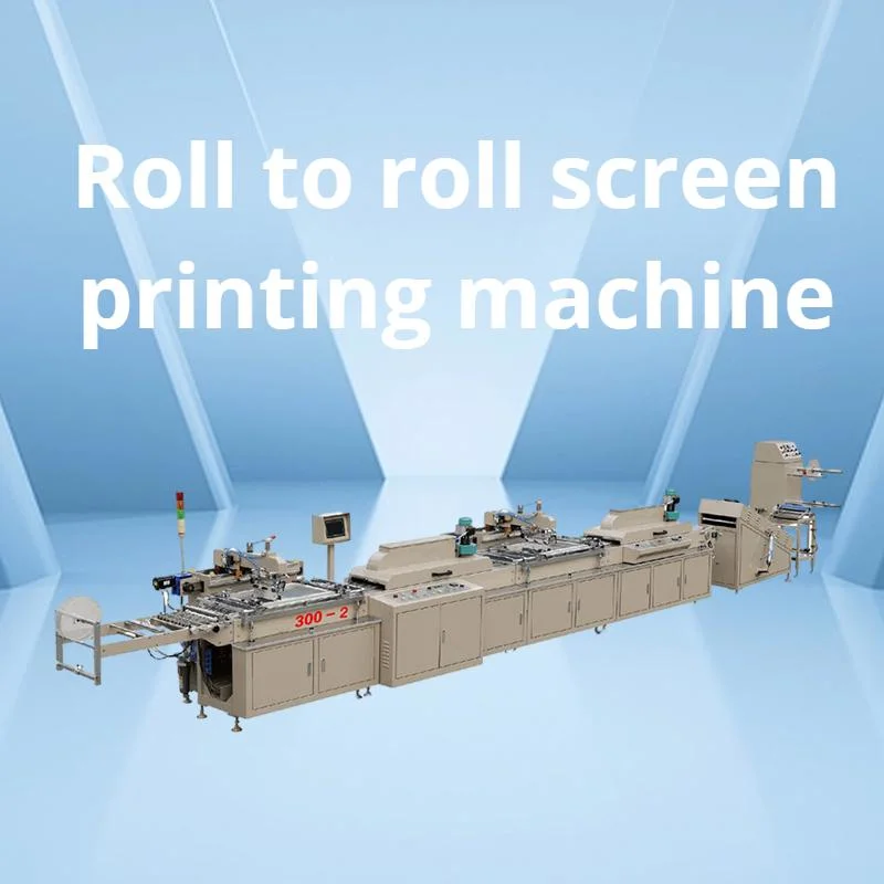 Full Set Roll to Roll RFID Screen Printing Machinery Silk Screen Printing Machine with Motor Drivensilk Screen Printer