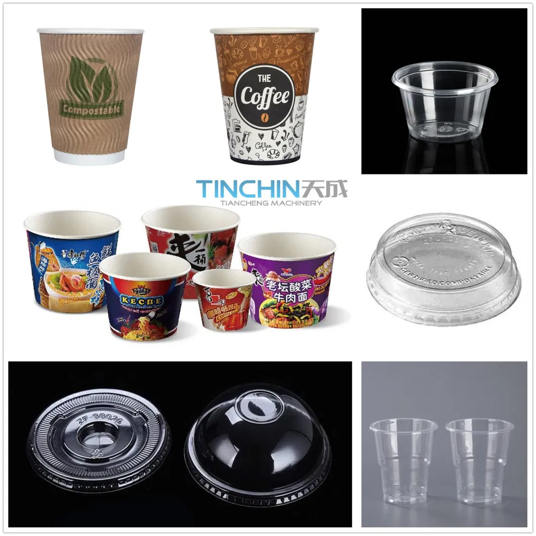 Disposable Plastic Cup Printing Takeaway Drinking Coffee Paper Cup Bowl Counting Packaging Machine