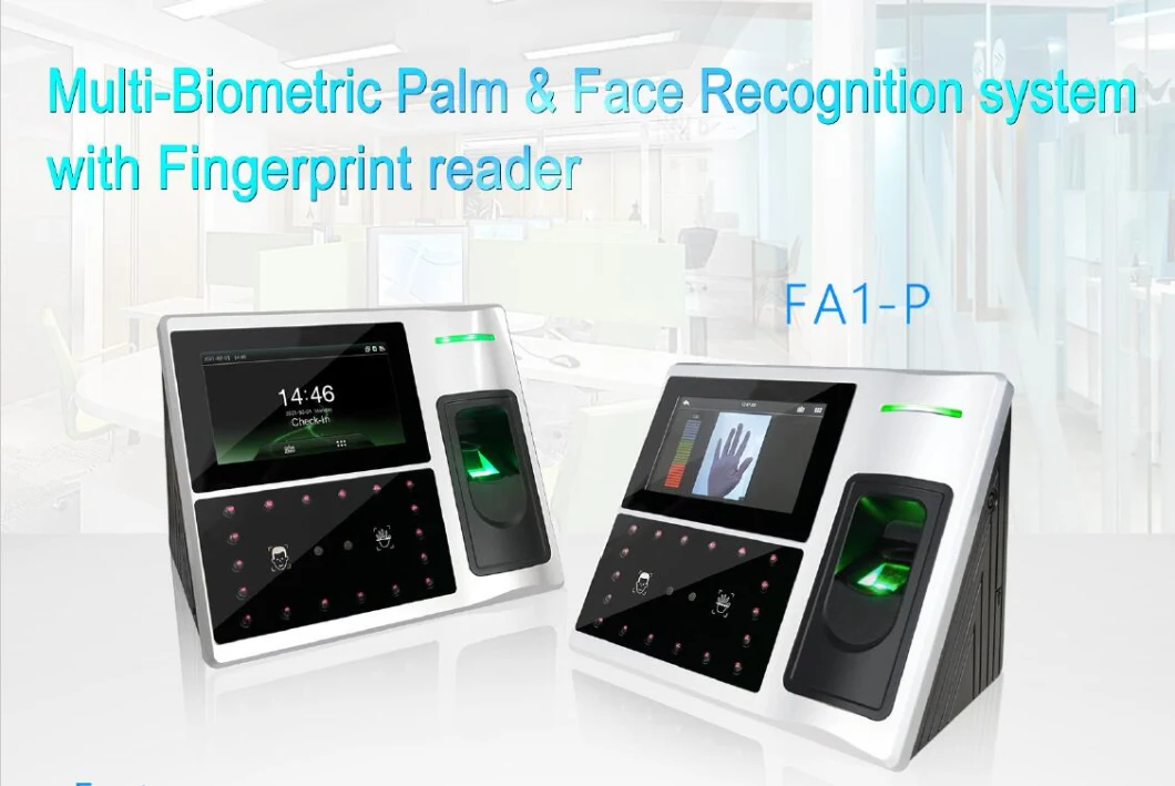 Palm Facial Recognition Time Attendance and Access Control Device