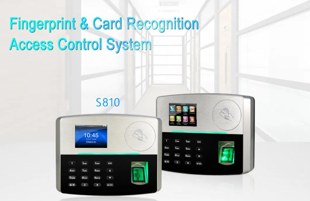 Biometric Zk Access Control Fingerprint Time Attendance RFID Card Punching Machine with WiFi