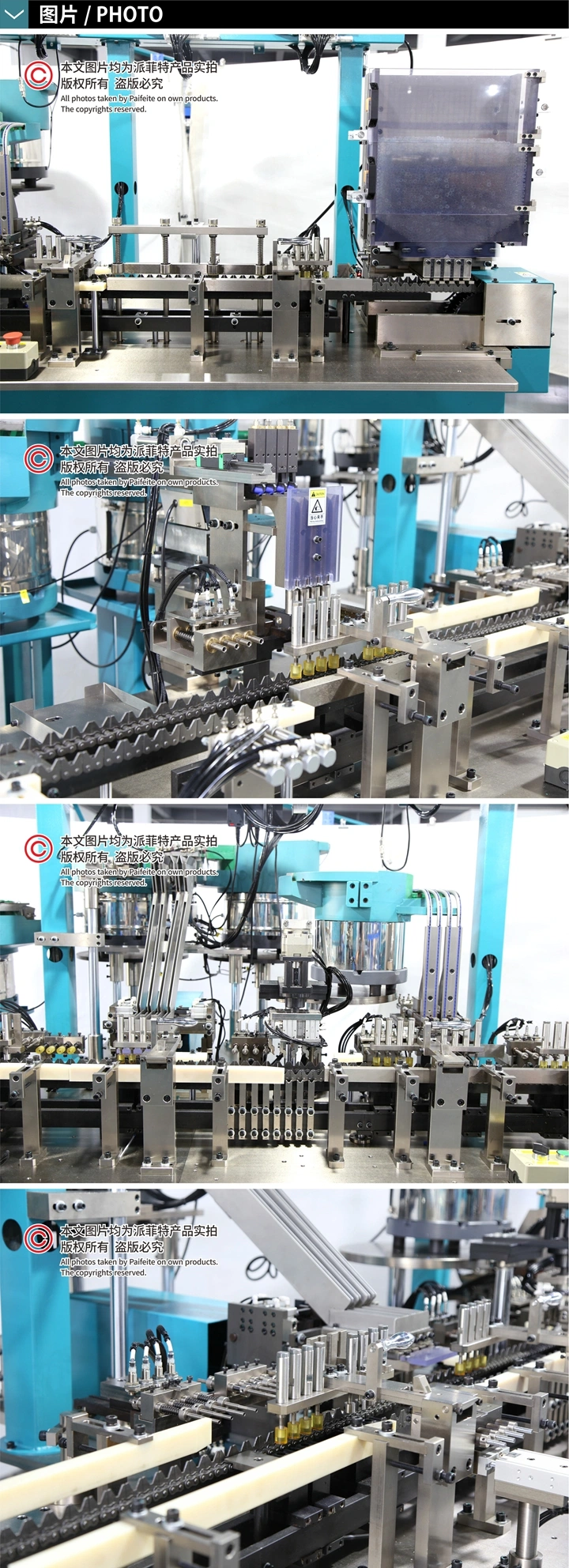 Automatic Ball Pen Assembly Machine 4 up Capacity 8400 Pieces Per Hour