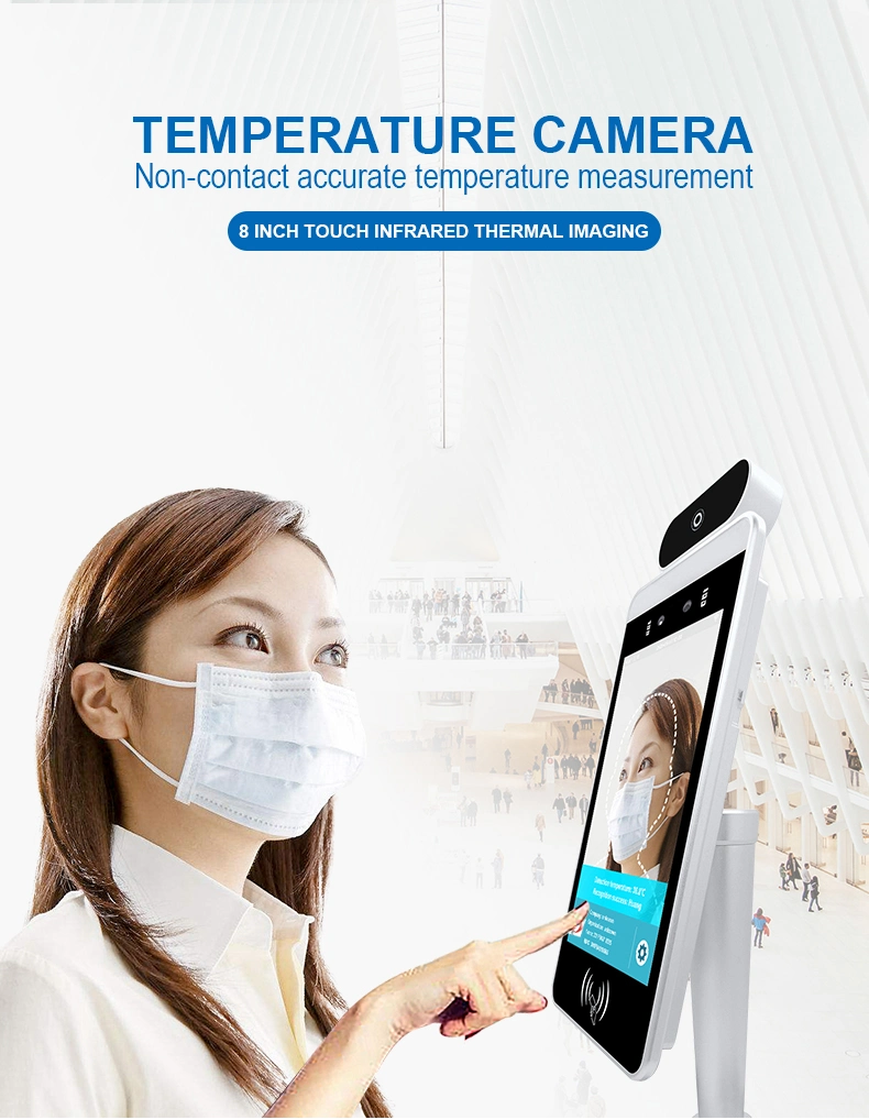 8 Inch Face Recognition Temperature Recognition/Ai Face Recognition Camera Access Control