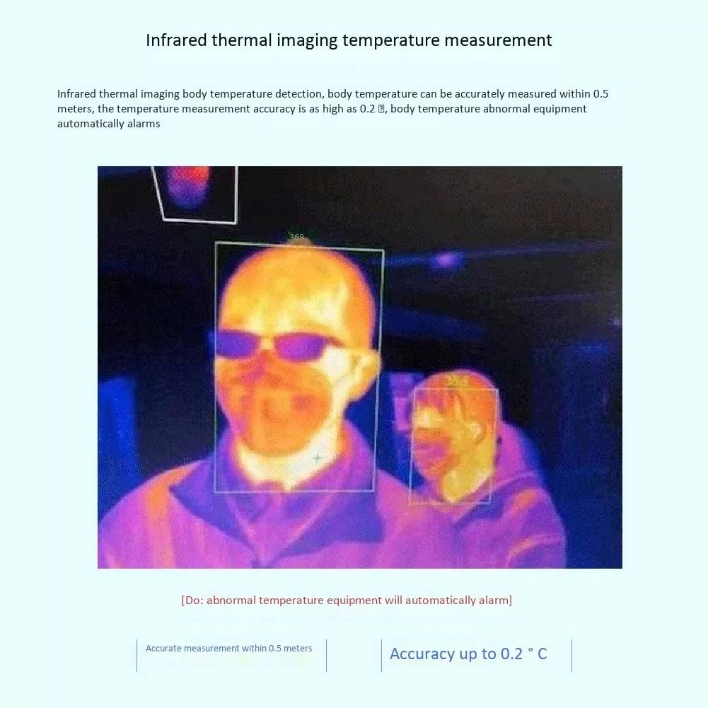 Wholesale 8 Inch Ai Intelligent Thermal Imaging Face Recognition Attendance Management Terminal