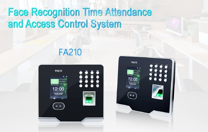 Web-Based Biometric Face and Fingerprint Time Clock Device with Remote Attendance Date Download