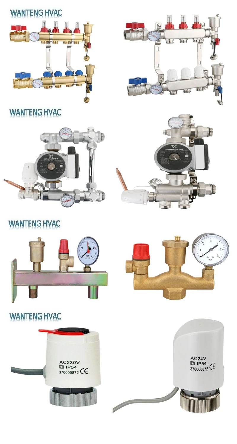 Underfloor Heating System Manifold Mixing Set Valve Unit Control Pack for Heat Pump