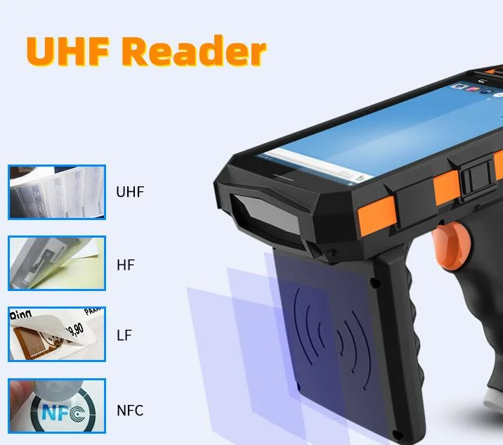 New Type UHF 860-960MHz RFID Long Range Wireless Android Reader and Writer