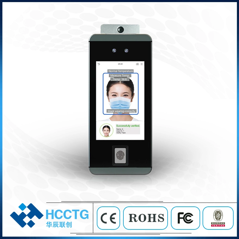 5&quot; Access Control Facial Recognition Device with Temperature Detection &amp; Mask Wear Detection (HKS-60TD)