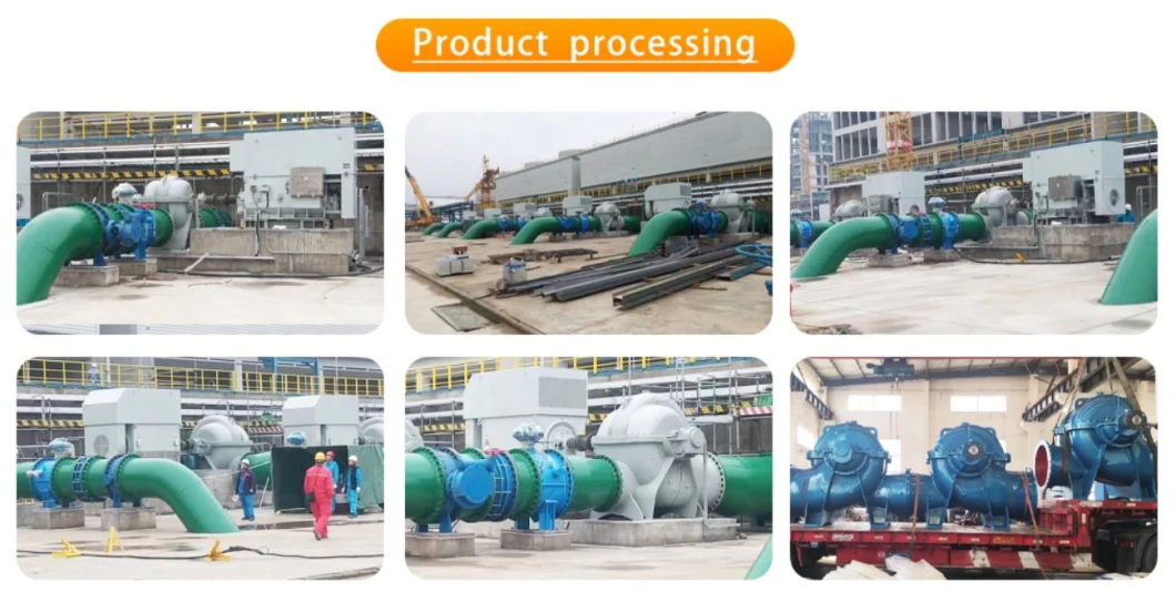 Double Suction Pump Open Pump Large Flow High Chengkai Seawater Pumping Plant Irrigation Flood Control