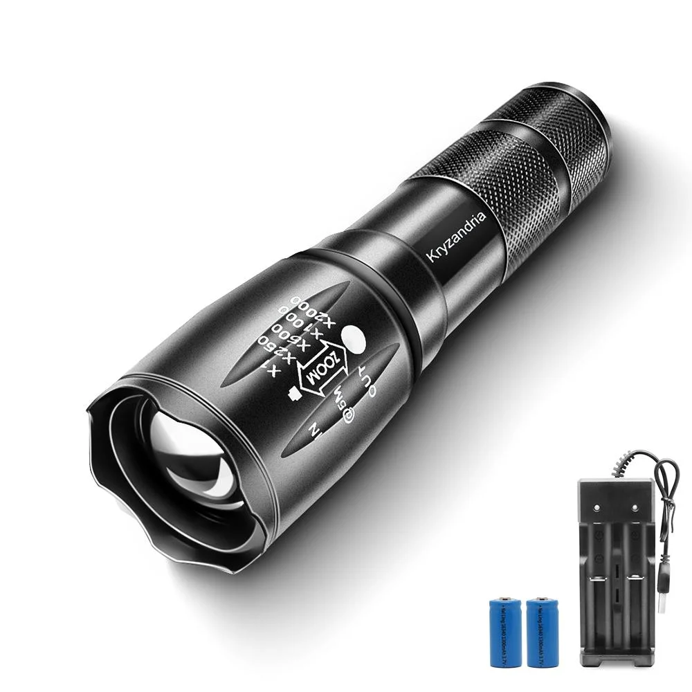 Customized Adjustable Focus UV-C LED 254nm 265nm 270nm 280nm 295nm 308nm 315nm Rechargeable Flashlight