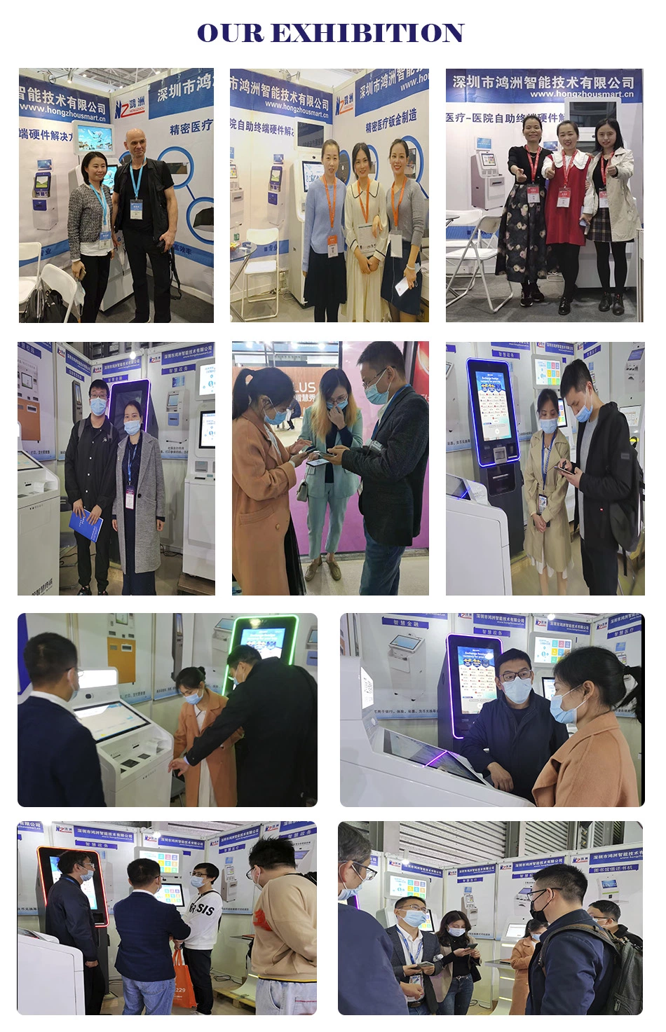 Dual Screen Hotel Check in Machine RFID Card Dispensing Self Registration Kiosk with Facial Recognition Camera