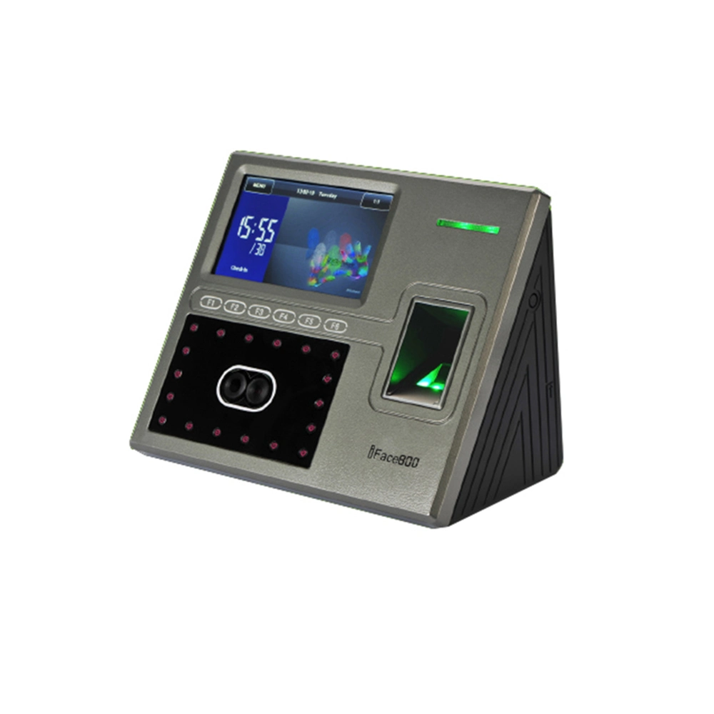 Uface800 Multi-Biometric Facial Fingerprint Zk Time Attendance and Access Control System