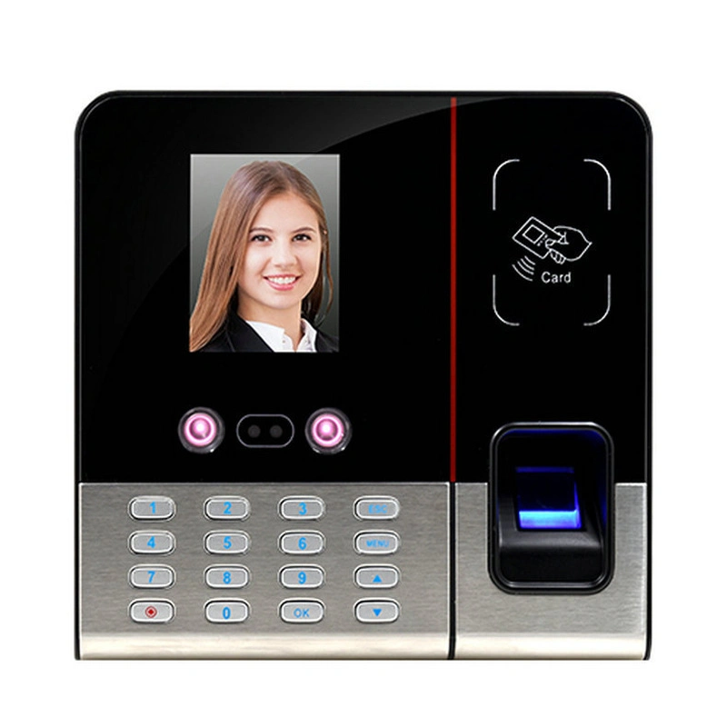 Time Recording Punch Card Machine Fingerprint Time and Attendance Access Control Machine