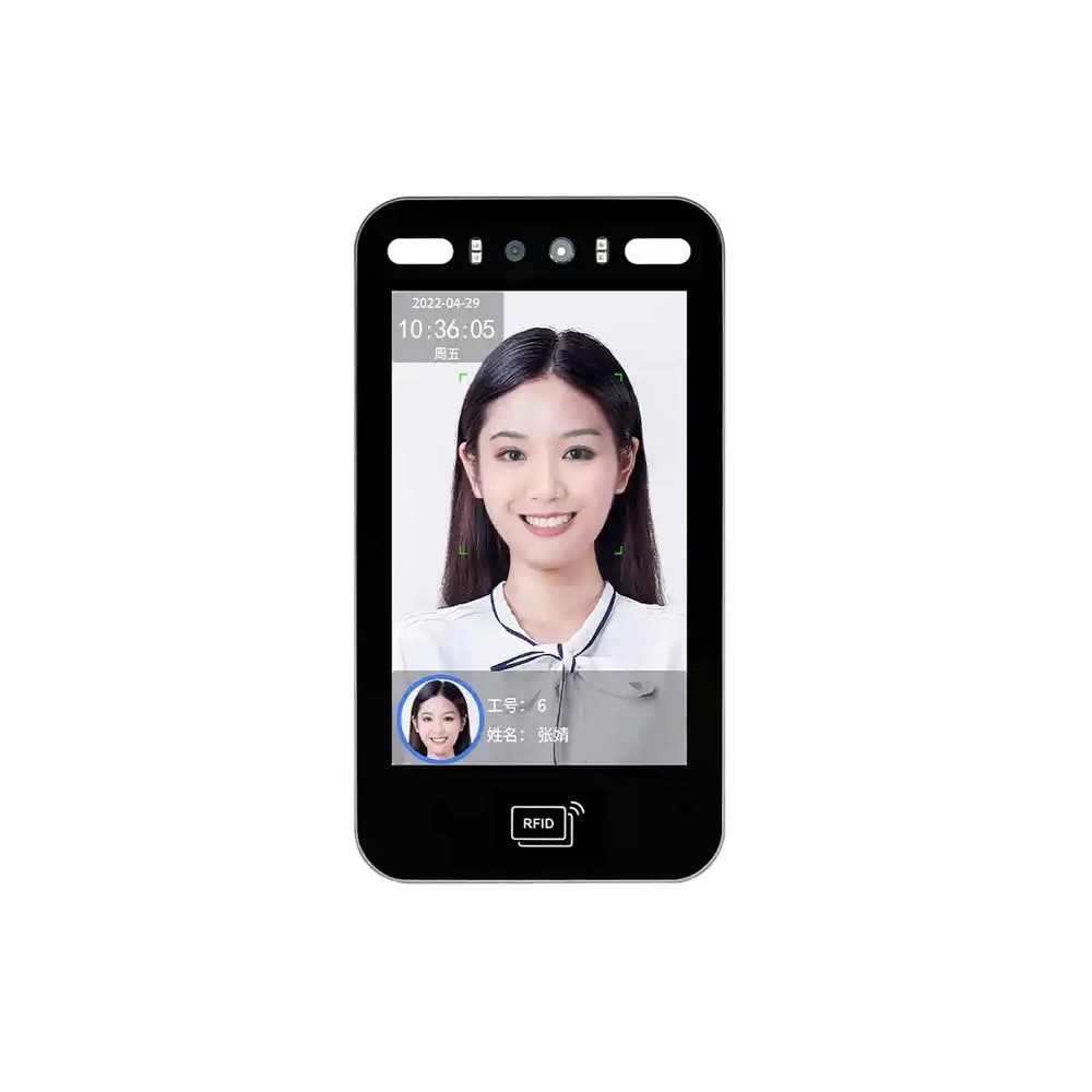 8inch TCP/IP WiFi Biometric Al Dynamic Face Recognition Time Attendance Access Control