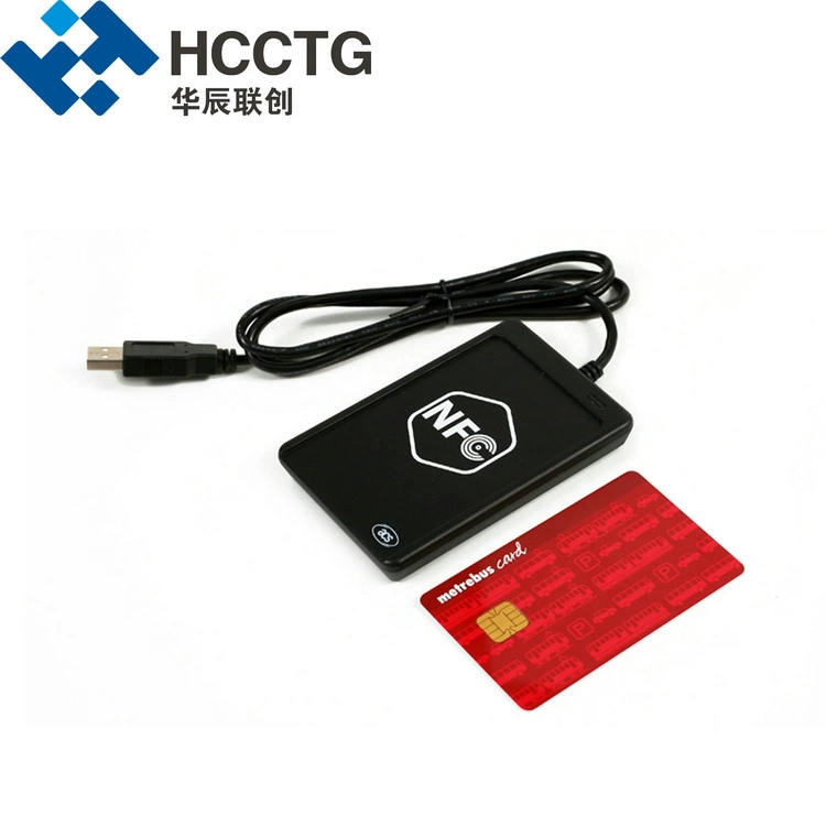 Desktop USB NFC Readers and Writer ACR1251 with Sam Slot Peer-to-Peer P2p Offer Sdk IC Card NFC Tag Sticker 13.56MHz ISO14443A&B