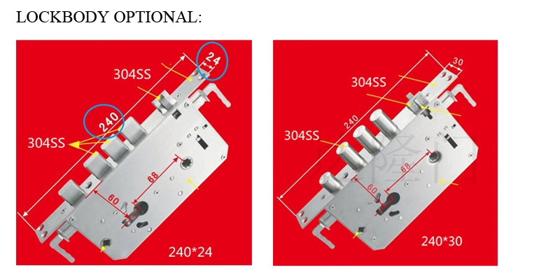 Concealed Fingerprint 3D Face Unlock Smart Door Lock