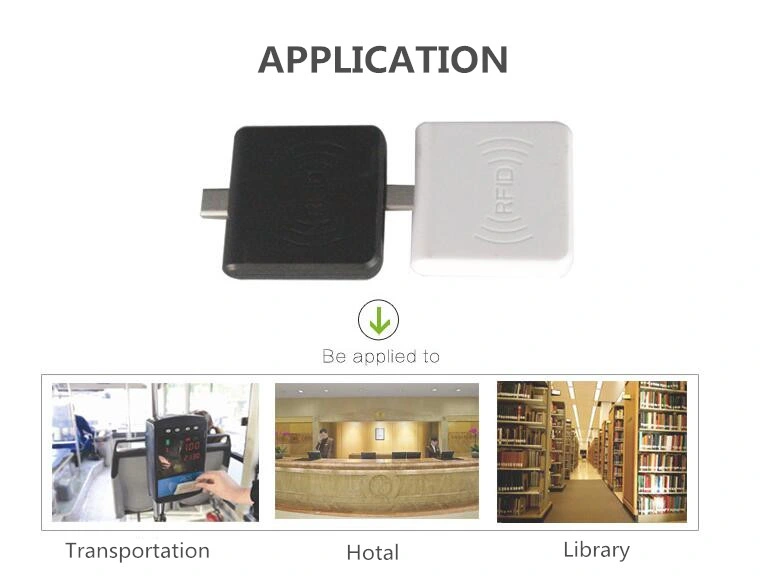 Android 125kHz RFID Reader Mini USB Connect with Mobile