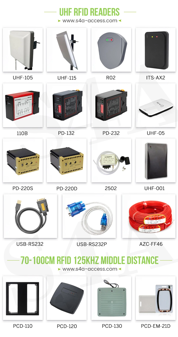 Free Software RFID UHF Card Reader Door Access Control System TCP/IP Weigand26/34 Long Range UHF Reader 915MHz Parking 15 Meters RS232, RS485 for Parking System