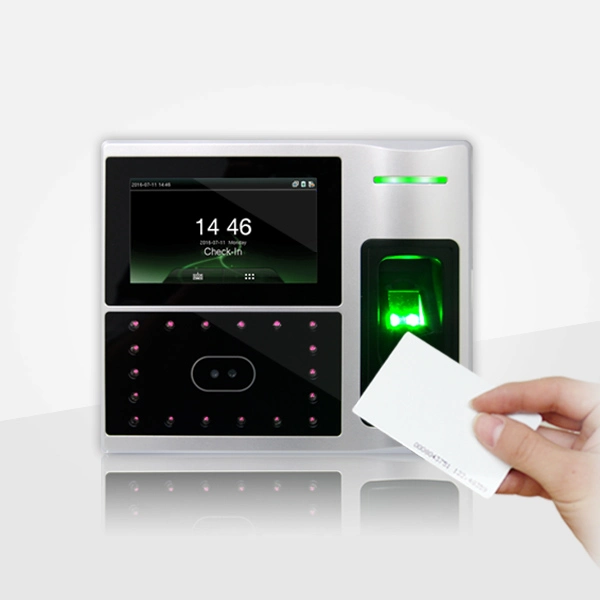 with Clock Biometric Machine Face Recognition Time and Attendance System