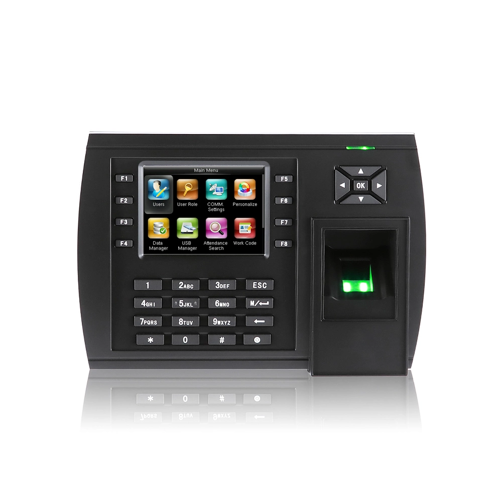 Large Capacity Biometric Fingerprint and Punch Card Time Attendance Machine