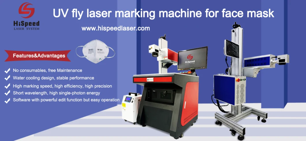 Desktop New Model 1.5watt UV Face Mask UV Laser Machine Marking Engraving Cutting for Mask