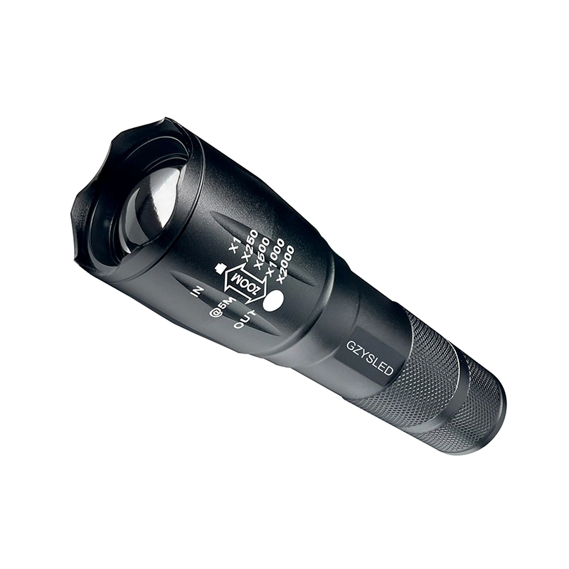 Customized Adjustable Focus UV-C LED 254nm 265nm 270nm 280nm 295nm 308nm 315nm Rechargeable Flashlight