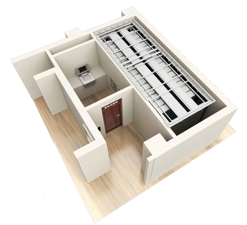 Automated Bank Safe Deposit Box Hotel Vault Room with Self-Service Safe Box