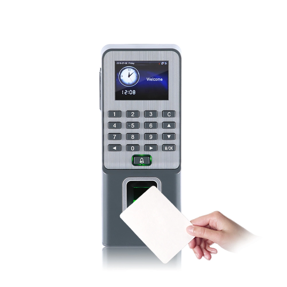 (F09/ID+MF) Double 125kHz ID Card and 13.56MHz Mf Card Time Attendance and Access Control Device