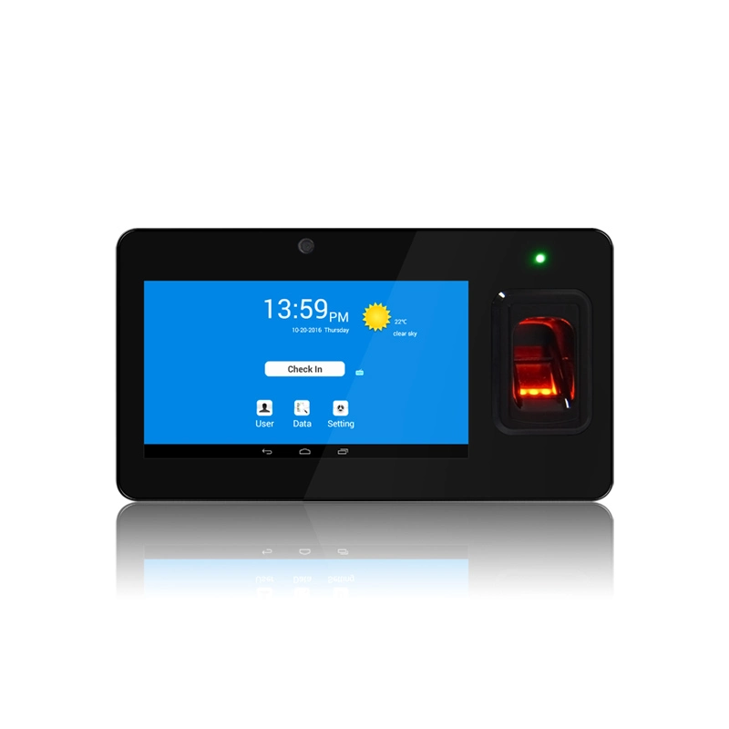 Android OS Fingerprint Time Attendance Machine with Camera and GPS