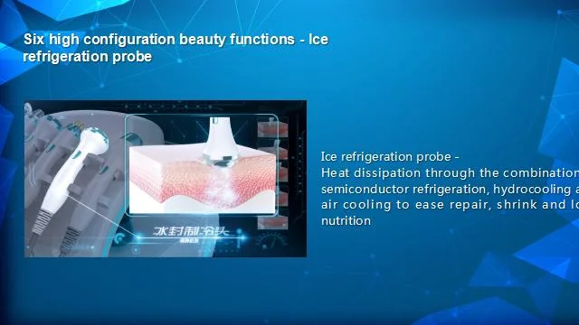 Latest 7 in 1 Hydro Facial Machine Aqua Peel Oxygen Spray Skin Management System Smart Ice Blue Beauty Device