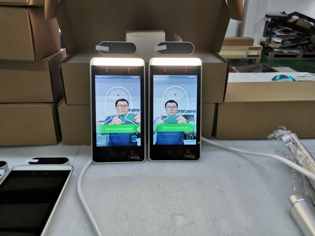 New Android Dynamic 10000 Face Capacity WiFi Facial Recognition Dynamic Face Recognition and Binocular Wide Dynamic Camera Access Control System