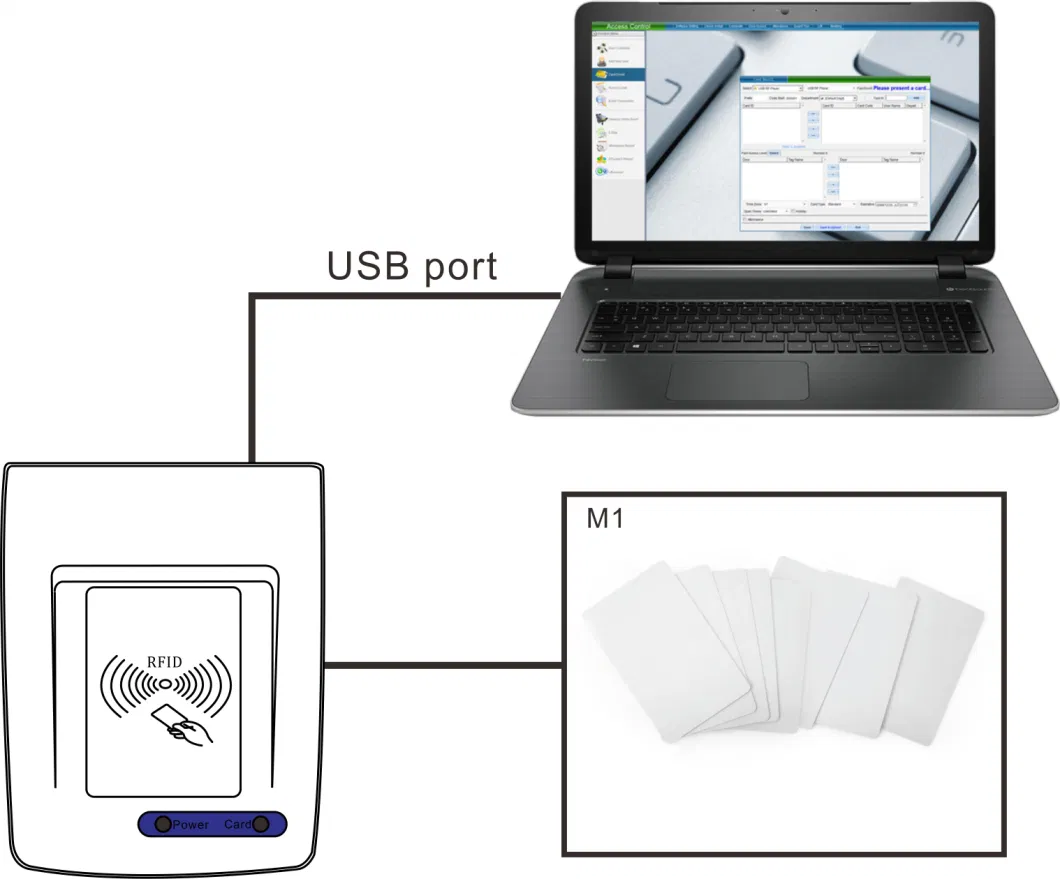 High-Quality 125kHz RFID Card Writer for Efficient Data Encoding