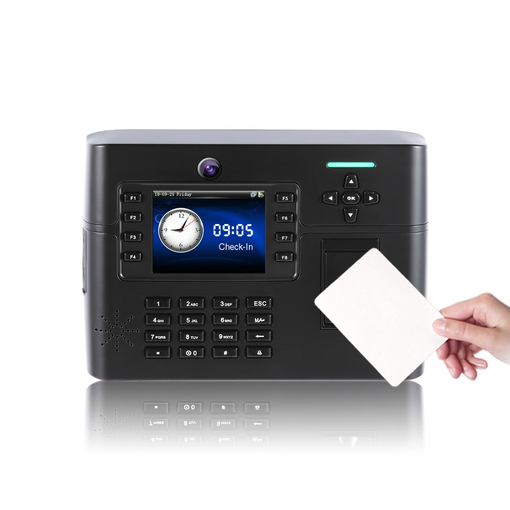 (TFT900/ID+3G) Wireless 3G Function SIM Card Biometric Fingerprint and ID Card Time Attendance Machine with Built in Camera