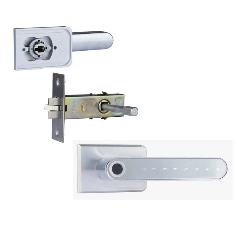 Glass Door Alu. Alloy Smart Door Lock with 60-70mm Latch