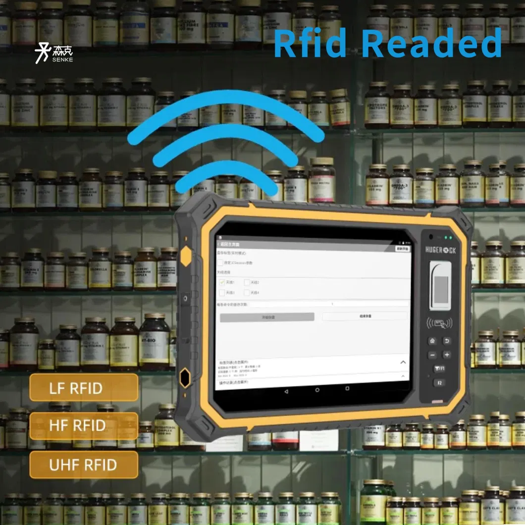 Senke OEM T80 Industrial Rugged Android Tablet PC Computer 8 Inch Pdas Barcode Qr Code Reader 2D with RFID Module