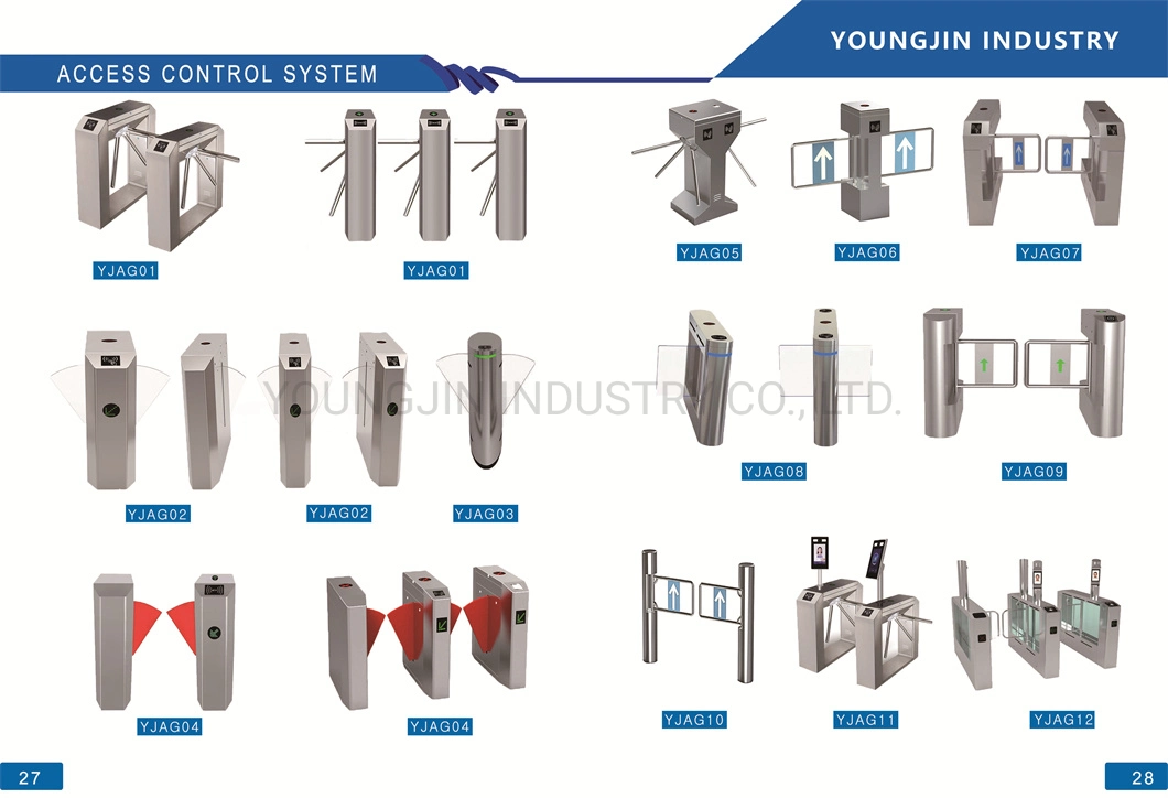 Access Control Speed Gate Face Recognition Turnstile Swing Barrier