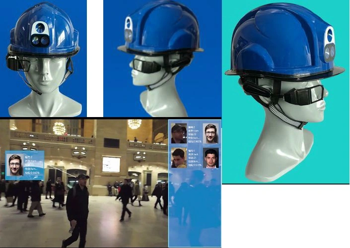 Safety Helmet Helmet Thermal Imaging Face Recognize