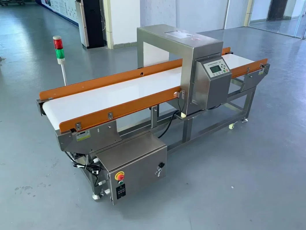 Online Metal Detector Machine Conveyor with Auto Stop System
